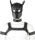 Adults Neoprene Puppy Hood Custom Animal HeadMask and Harness Set