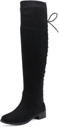 Over The Knee Boot Fashion Lace Up High Boots - Comfortable Riding