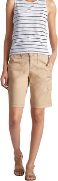 Lee Women's Relaxed Fit Avey Knit Waist Cargo Bermuda (Style G9W6)