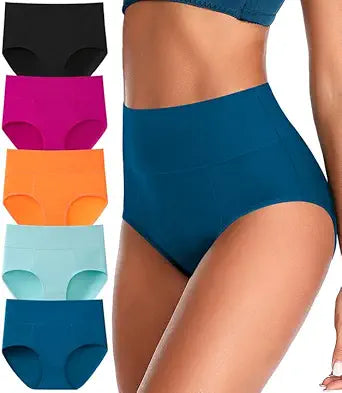 Tummy Control High Waisted Underwear for Women - Full Coverage