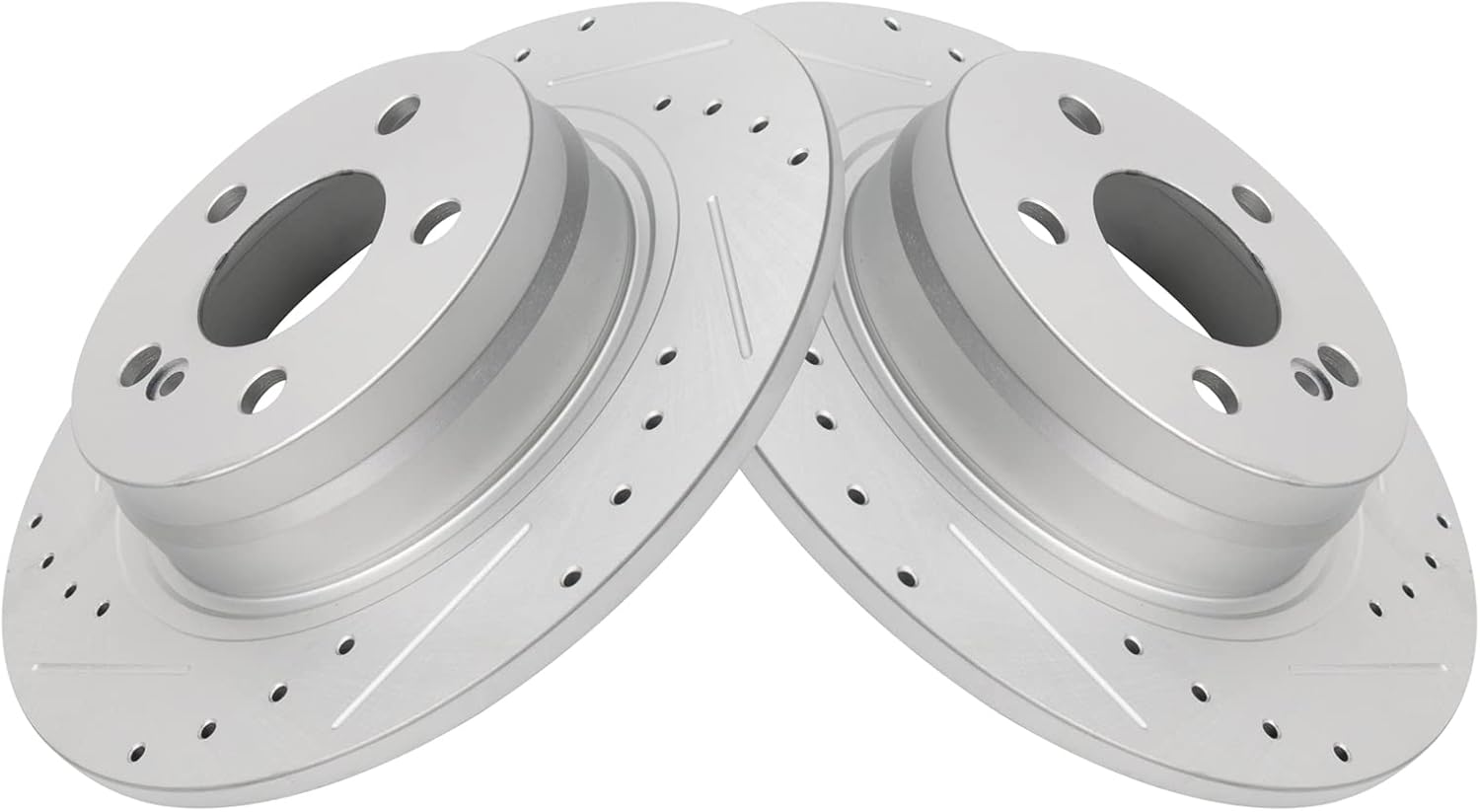 TRQ Rear Performance Brake Rotors Set for Mercedes-Benz