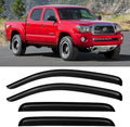 Window Rain Guards Visors for 2005-2015 Toyota Tacoma Double Cab