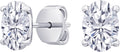 Lab Grown Diamond Stud Earrings E/F VS2/SI1 - Classic (Style GV3H)