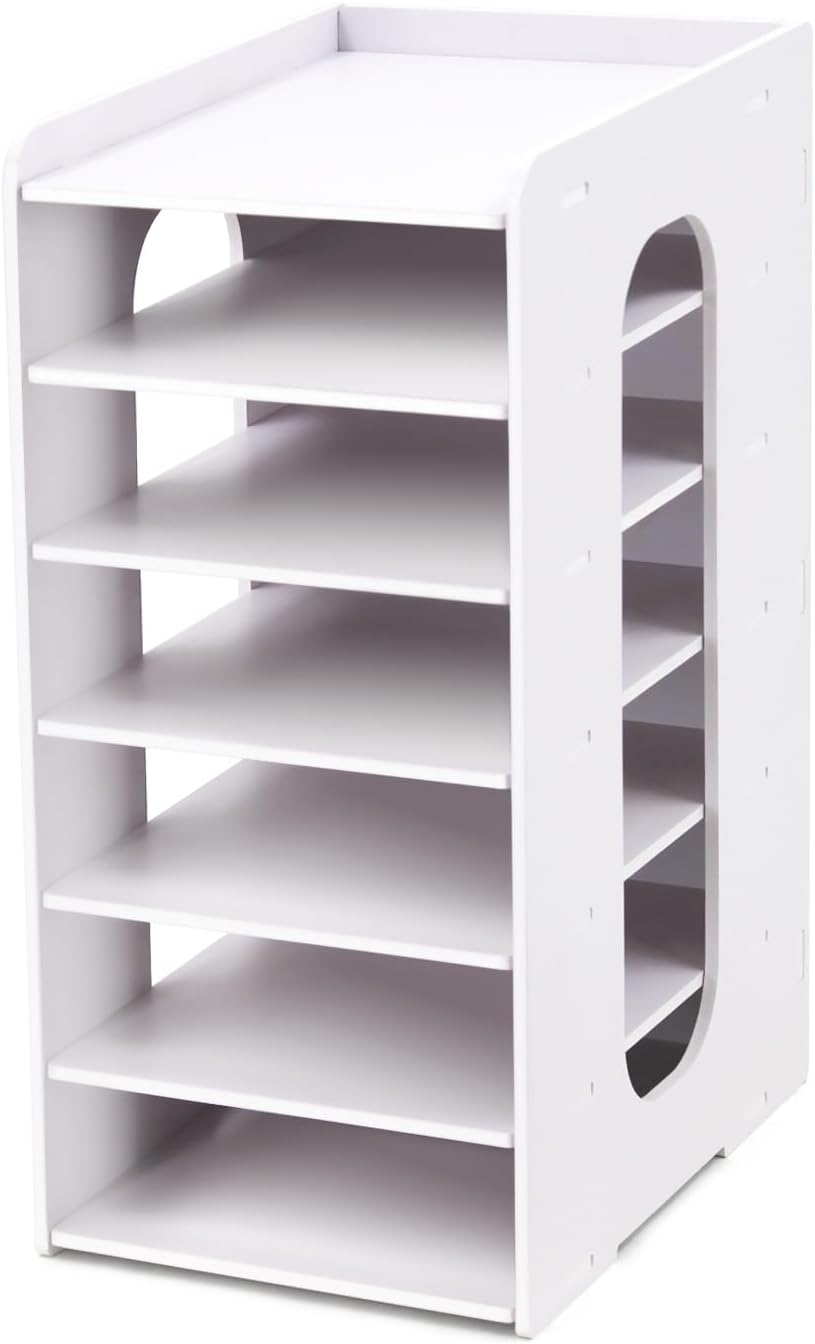 7 Tier Desktop Mail Organizer - Stay Organized in Style!