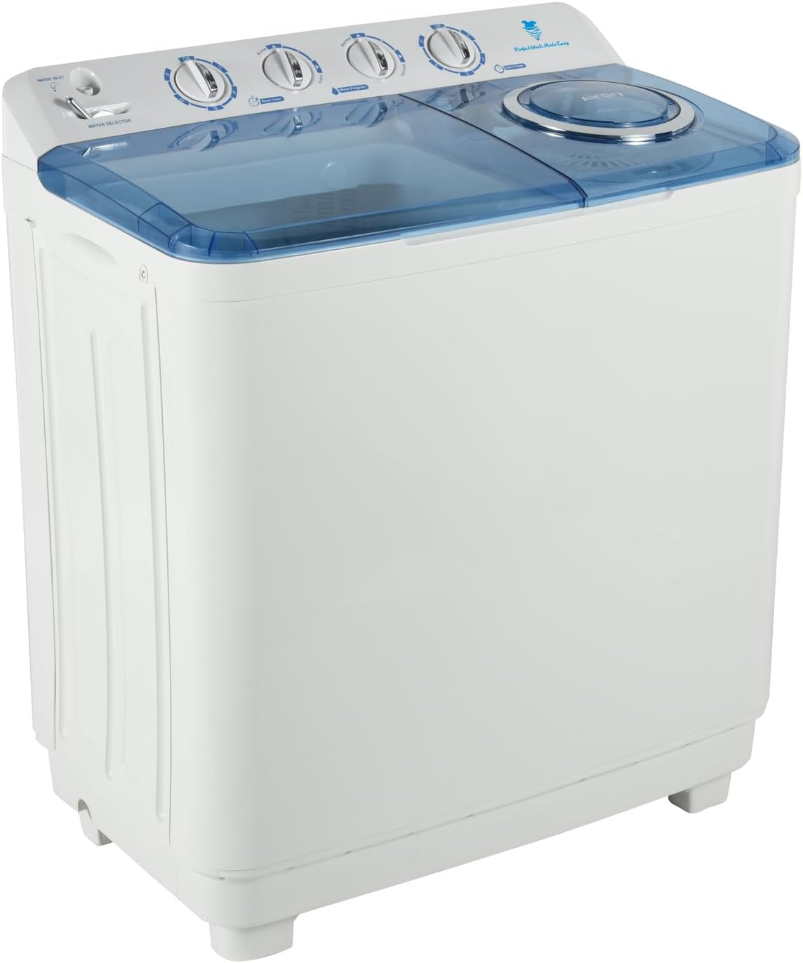 BINMIT Portable Washing Machine: 40/24/16lbs Twin Tub Spinner - Convenient Laundry Solution