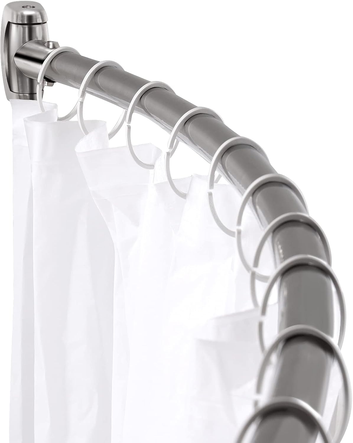 Rust-Proof Extra Wide Curved Shower Rod - 42-74