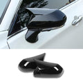 Car Ox Horn Rearview Mirror Cover for Toyota Camry 2018-2025 - Bright