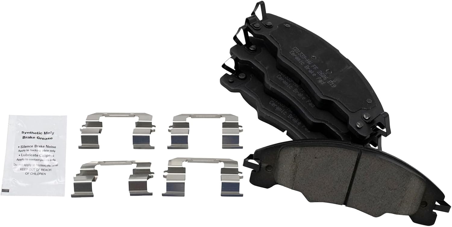 TRQ Front Brake Pads Ceramic for 2008-2011 Ford Focus Vehicles
