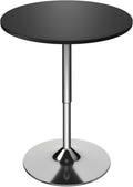 Adjustable Height Round Bar Table - Stylish & Functional!