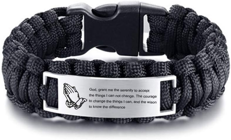 LiFashion Praying Hands Survival Bracelet