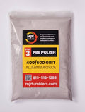 10lb MJR Tumblers 400/600 Grit Aluminum Oxide - Third Stage Polish