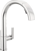 Delta Keele Chrome Kitchen Faucet with Pull Down Sprayer - Sleek