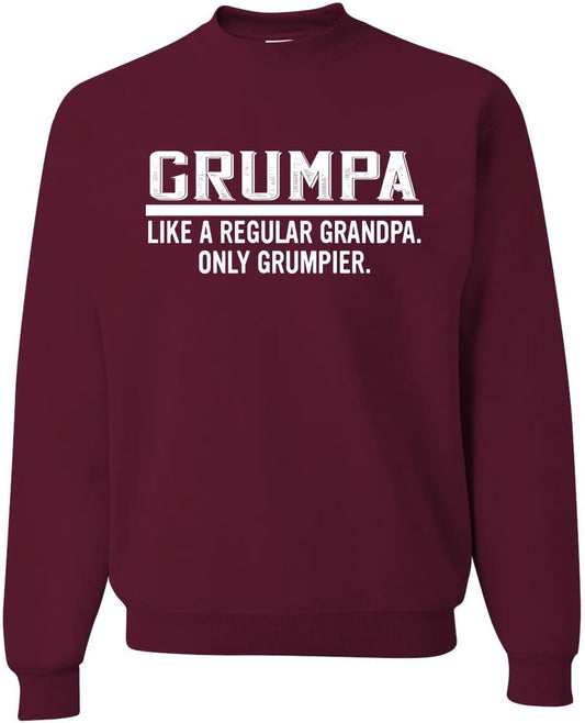Grumpa Like A Regular Grandpa Only Grumpier Funny Sweatshirt