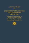 Logische Untersuchungen Erganzungsband Erster Teil - Husserl