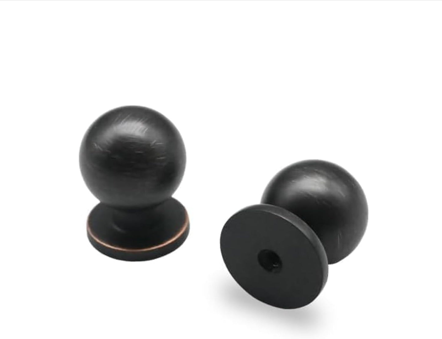 20 Pack 1 inch Oil Rubbed Bronze Cabinet Knobs for Drawers