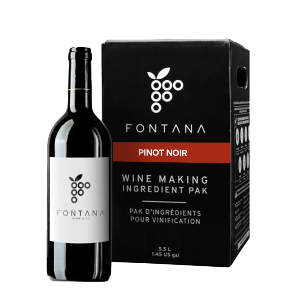 Fontana Pinot Noir Wine Kit - 6 Gallon DIY Wine Making Kit