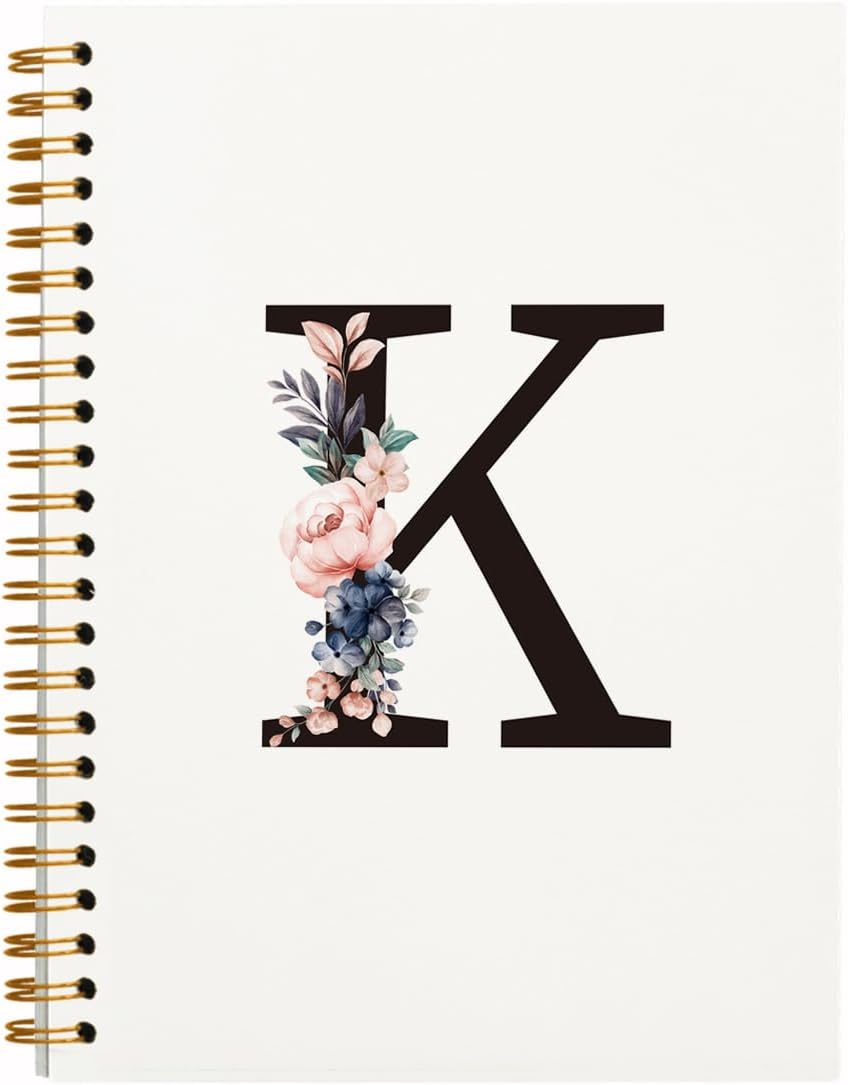 Custom Monogram Spiral Notebook - Personalized Gift!