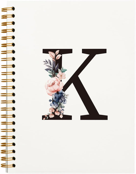 Custom Monogram Spiral Notebook - Personalized Gift!