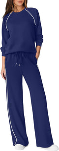 SAMPEEL Women 2 Piece Lounge Set Tracksuit - Comfortable Everyday Wear