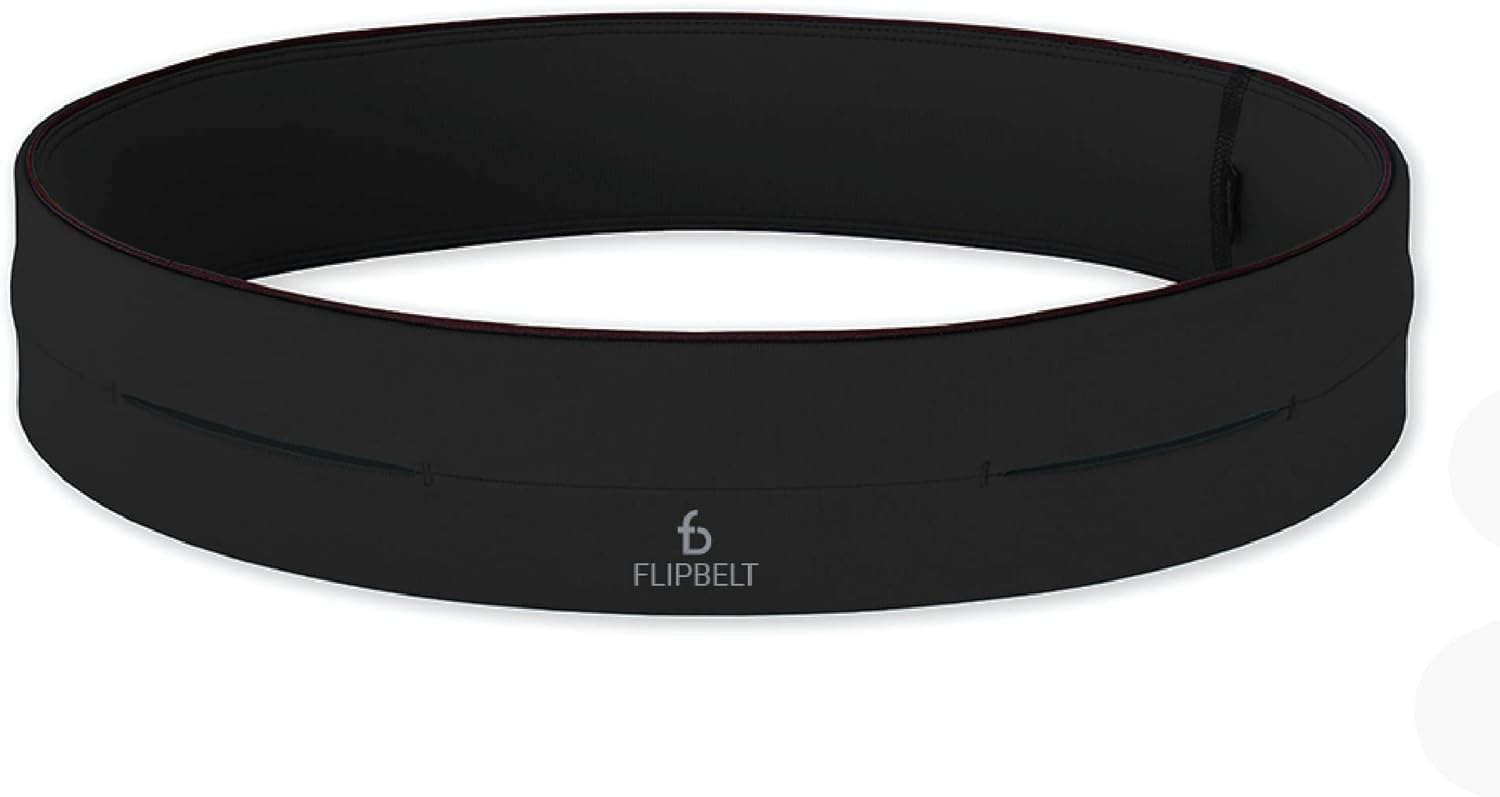 FlipBelt Classic Running Belt for Comfortable Exercise Storage