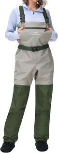 Breathable Stocking Foot Fishing Waders for Women - Lightweight Fit