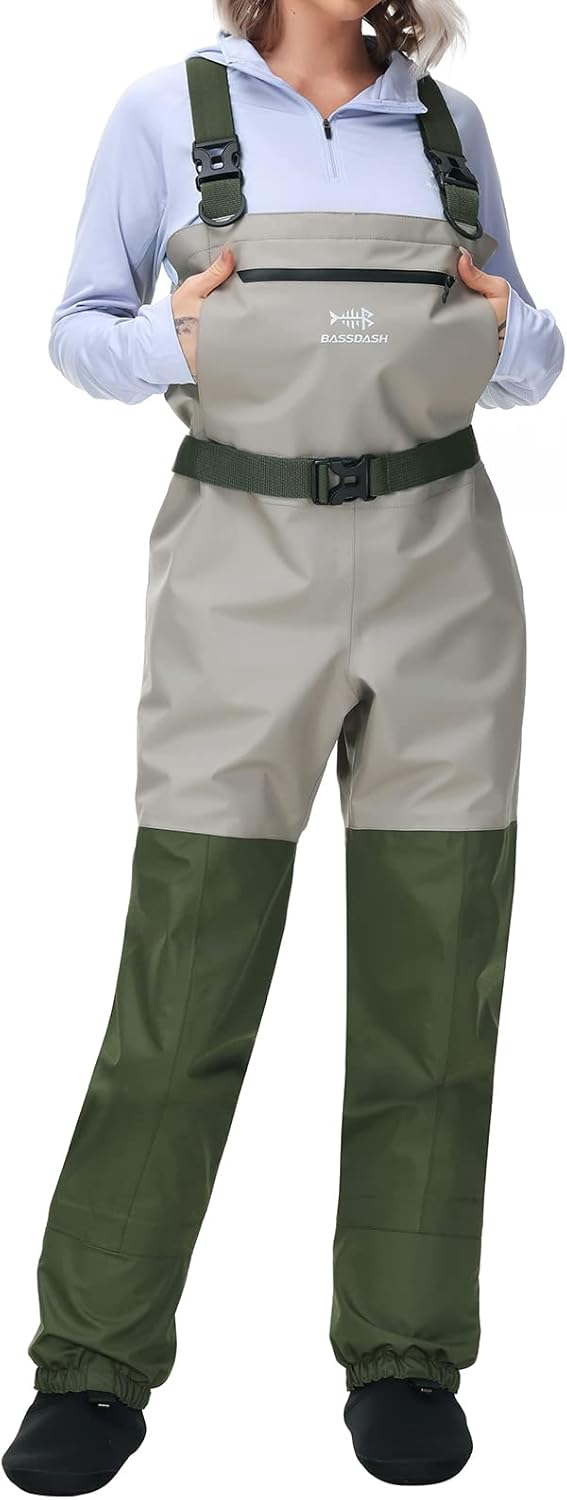 BASSDASH IMMERSE Womens Breathable Stocking Foot Fishing Waders