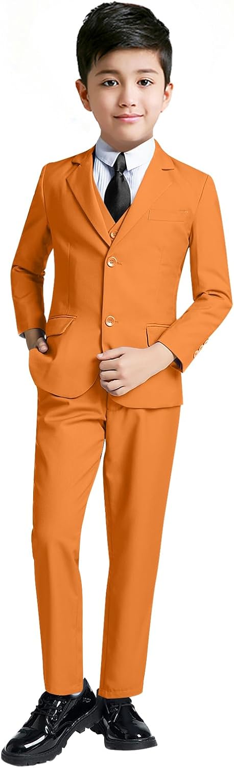 YuanLu Boys Suit for Kids Tuxedo Wedding Ring Bearer Outfit