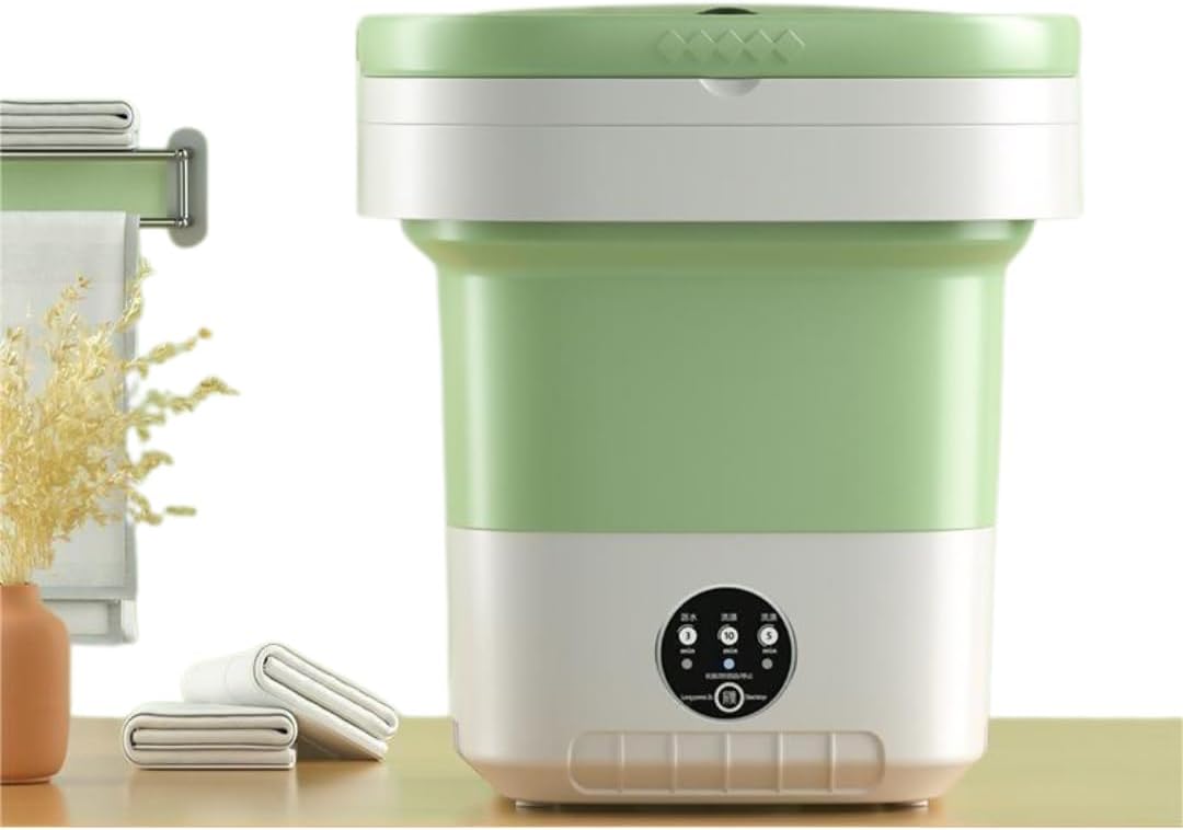Compact 11L Portable Mini Washer - 3 Modes for Baby Clothes, Underwear, Socks - Ideal for Small Spaces