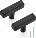 Matte Black Square Cabinet Handles 45 Pack - Durable Kitchen Pulls
