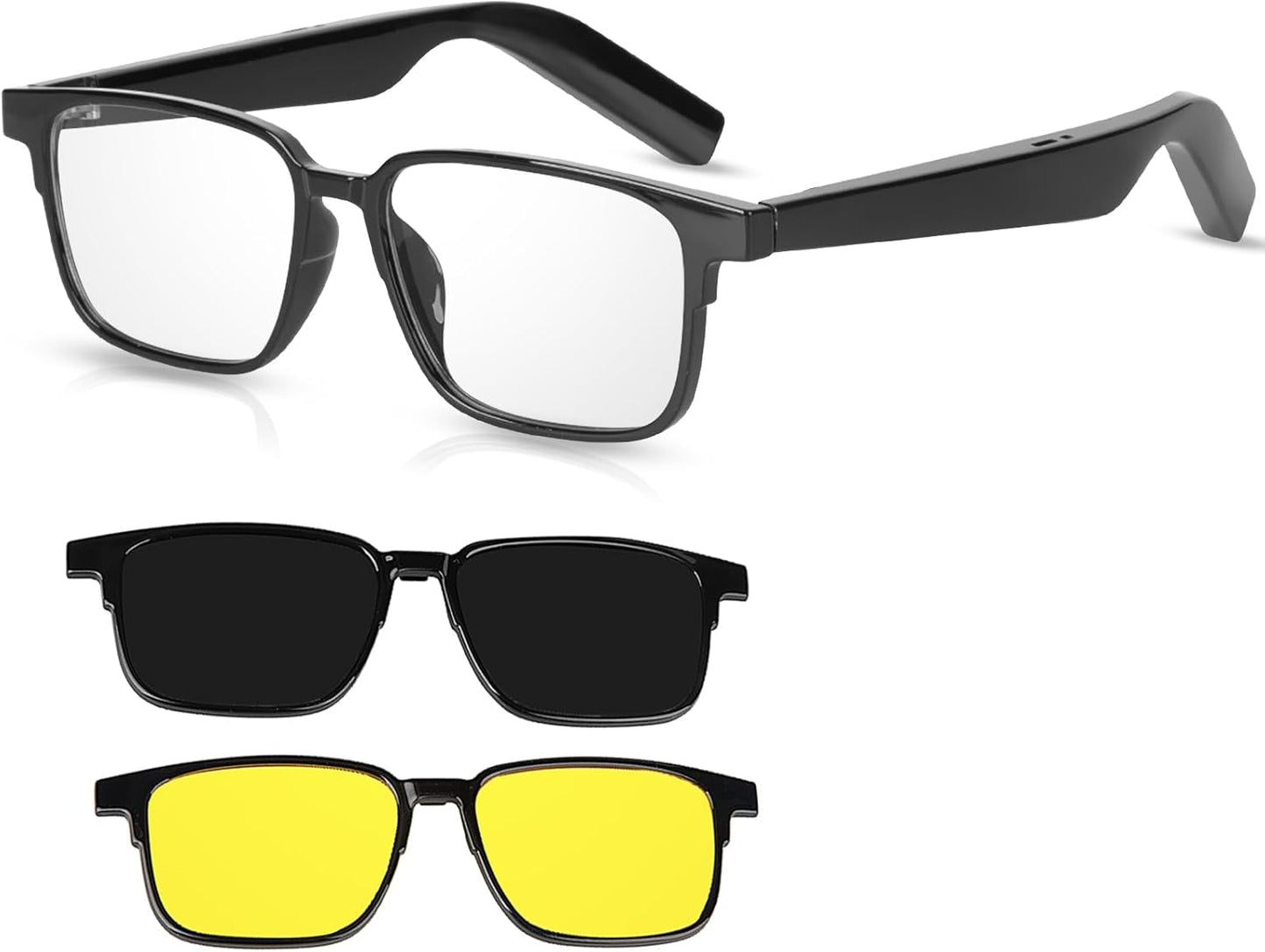 Wireless Smart Glasses: HD Sound, Hands-free Calls, Voice Control