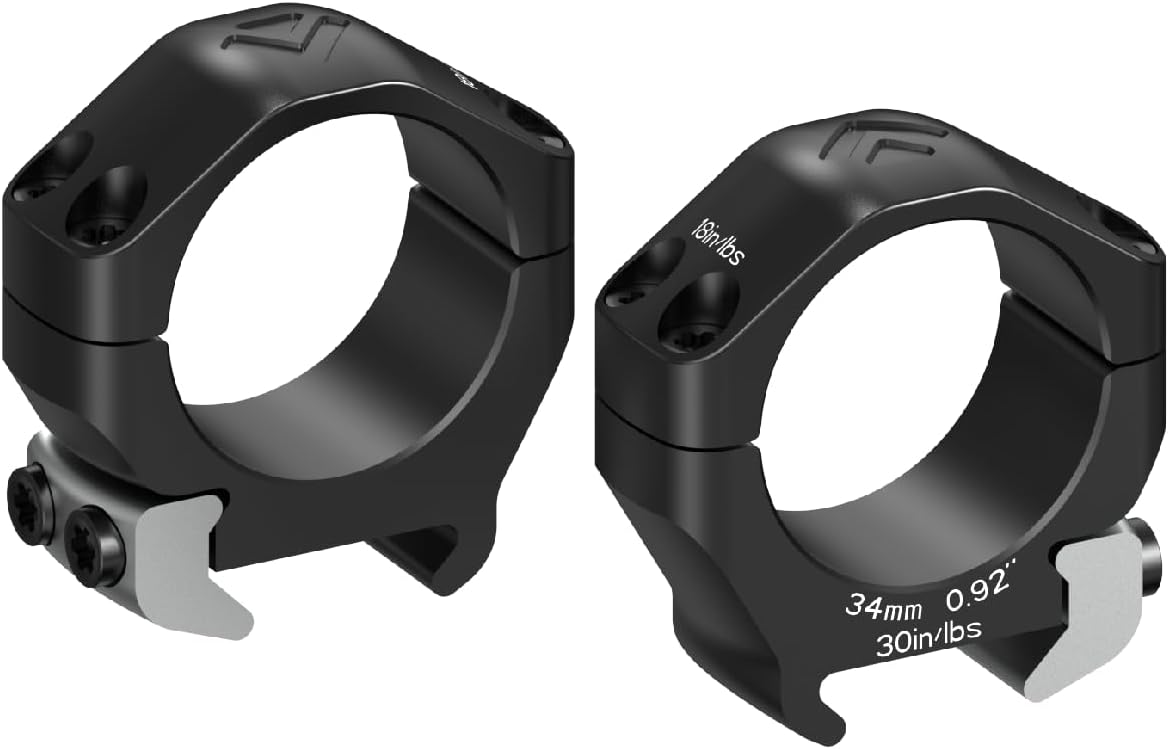 Precision CNC Machined Titanium Rifle Scope Rings for Accuracy