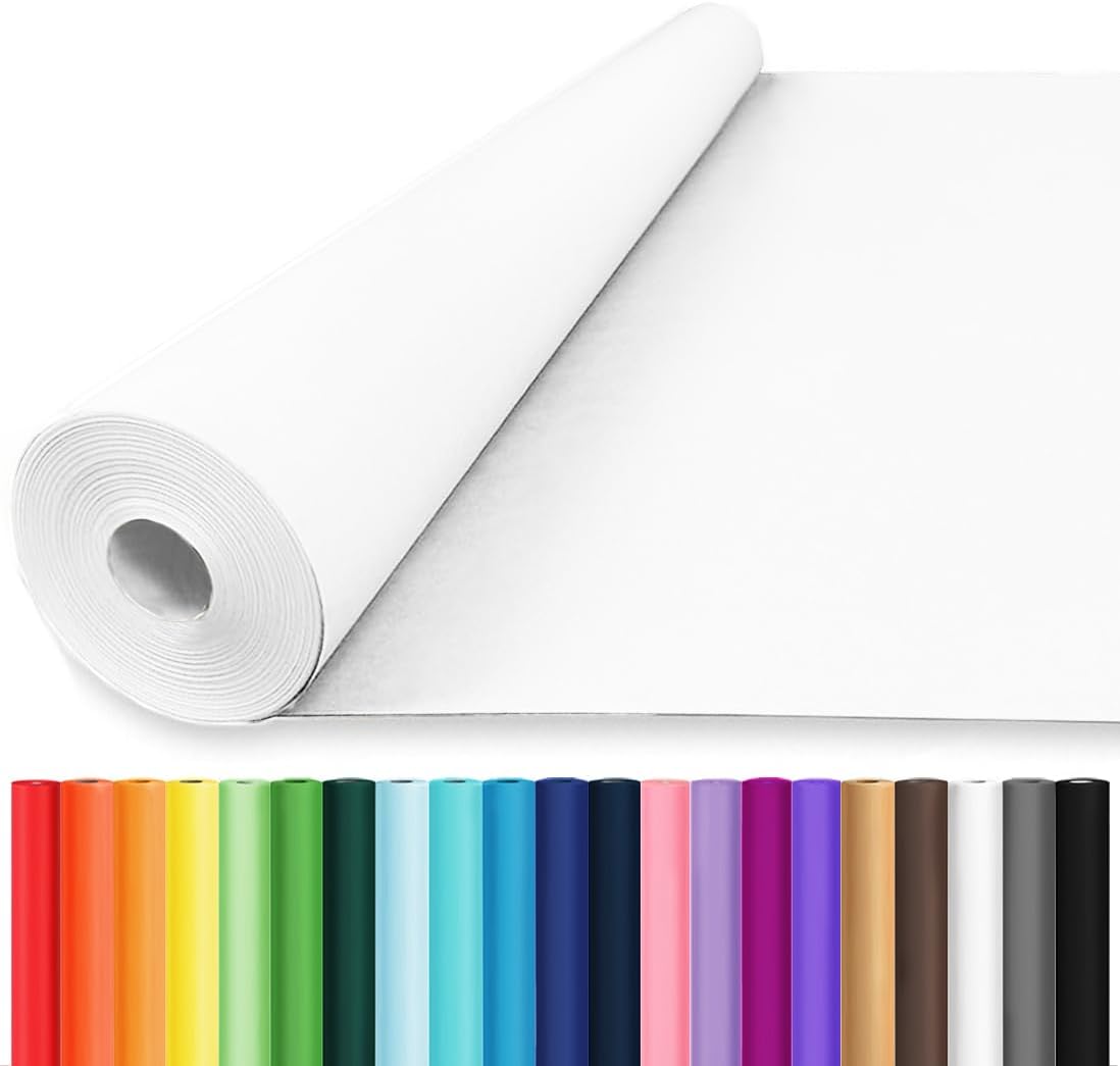 Vanhench 48x1500 White Bulletin Board Paper for Crafts and More
