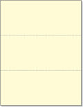 NextDayLabels Pack of 500 Perforated Canary Sheets - Quick Forms