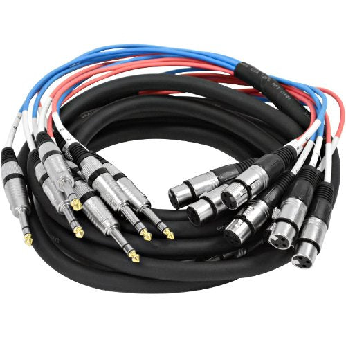 Seismic Audio SAXT-8x20F 8 Channel 20ft XLR Female Snake Cable