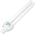 Sylvania 21115 26W 4100K Double Tube CFL Pack (10) - Long-Life Lamps