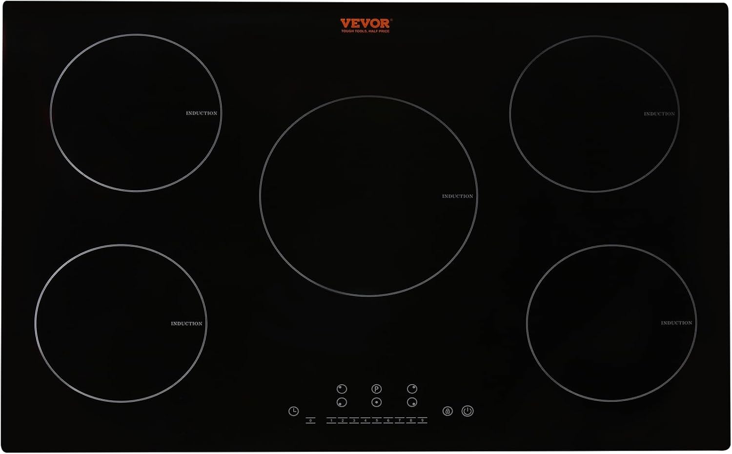 VEVOR Built-in Induction Electric Stove Top 30 Inch with 5 Burners