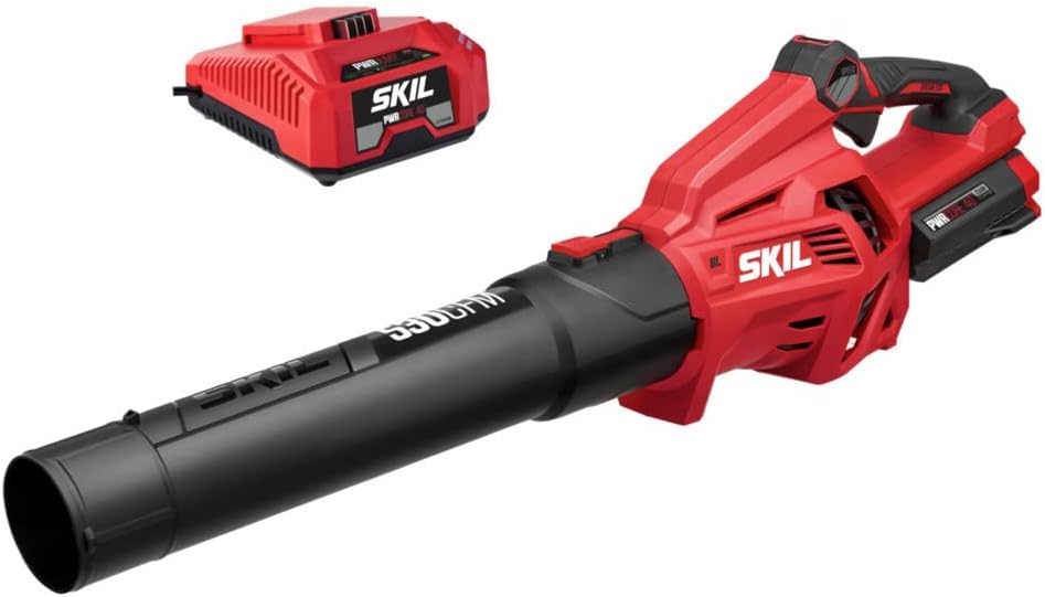 SKIL PWR CORE 40 Cordless Leaf Blower Kit for Powerful Cleanup