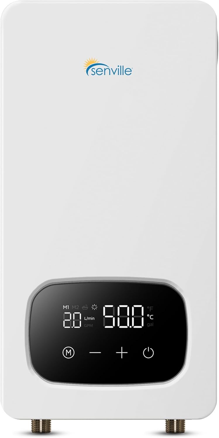Senville 18KW Electric Tankless Water Heater for Instant Hot Water