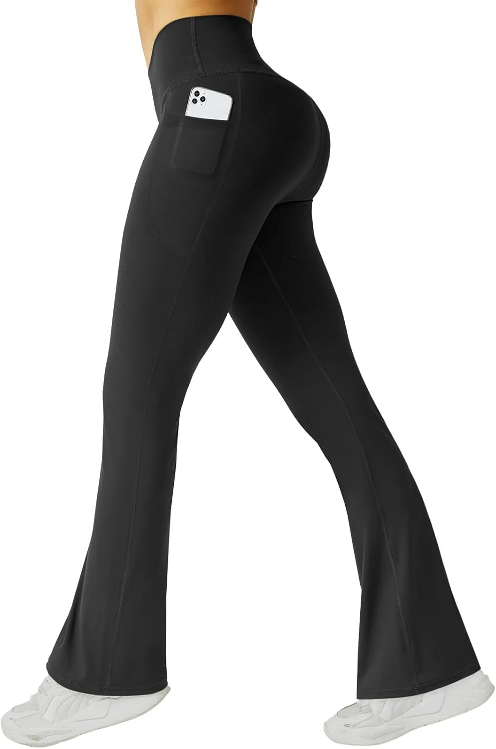 FireSwan High Waist Flare Yoga Pants - Tummy Control!