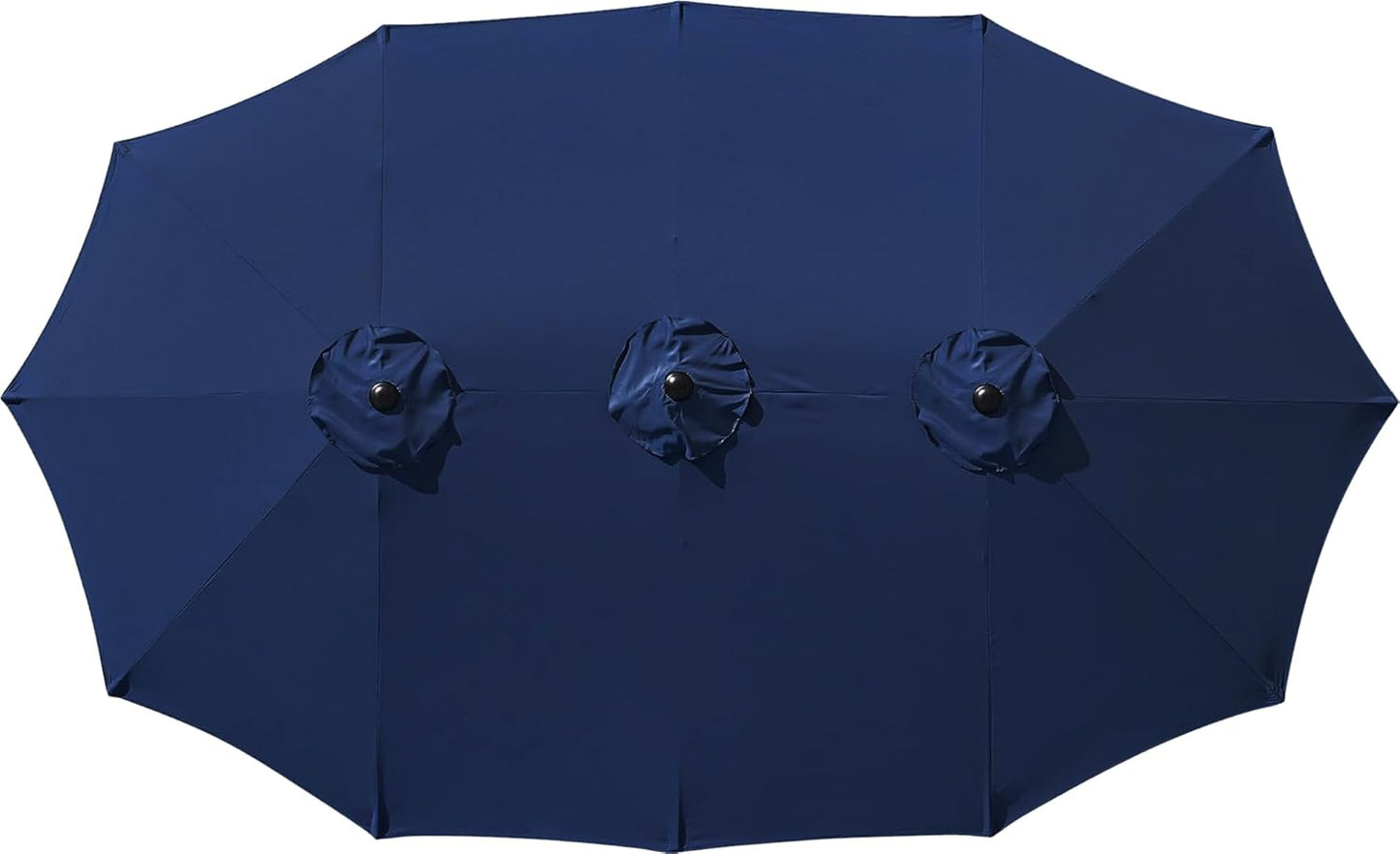 12 Ribs Umbrella Canopy Replacement for 15ft Double-Sided Umbrella
