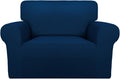 PureFit Super Stretch Sofa Slipcover Oversized Navy - Stays in Place