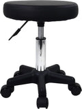 FURWOO Round Rolling Stool Height Adjustable Stool with Wheels