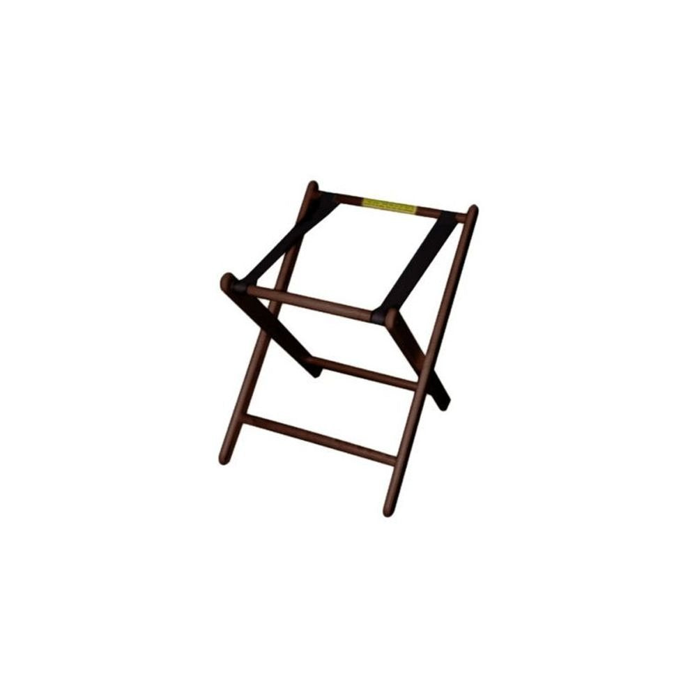 Sturdy Walnut Finish Infant Carrier Stand