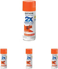 Rust-Oleum Painter's Touch 2X Satin Fire Orange Spray Paint - Double