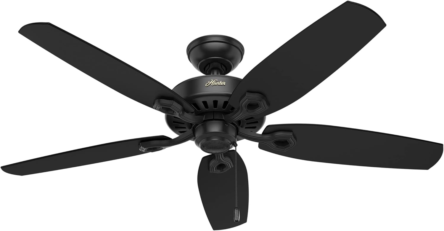 Hunter 52 Inch Indoor Ceiling Fan for Bedroom and Living Room