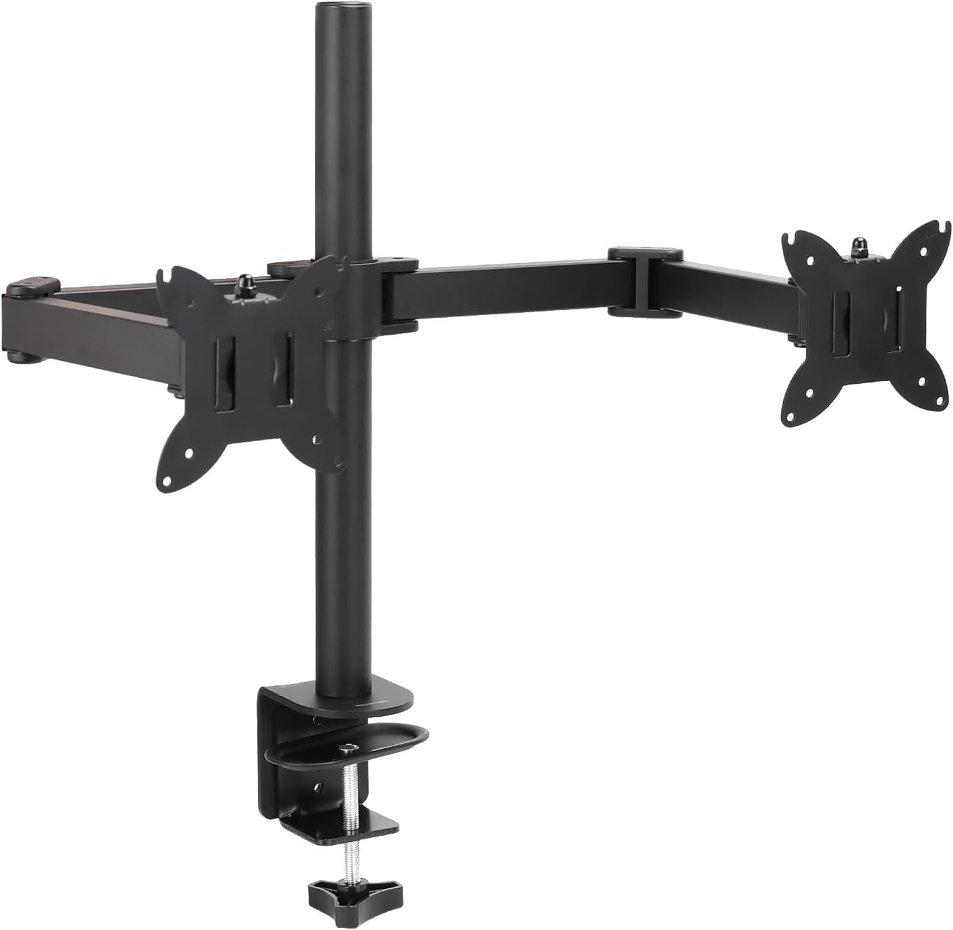Adjustable Dual Computer Monitor Arm Mount for 32 in Monitors