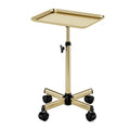 Salon Tray Premium Metal Rolling Tray Cart - Height Adjustable Utility