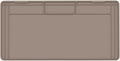 SinkMat Waterproof Under Sink Liner Mat 46 x 22 in - Durable