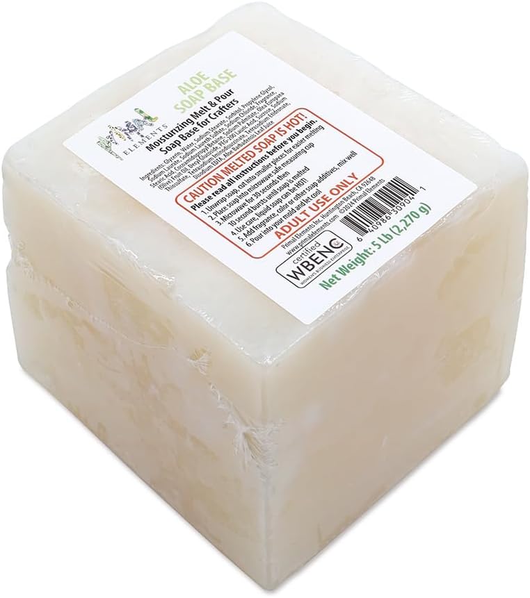 Aloe Soap Base for Crafting - Moisturizing Melt and Pour Glycerin