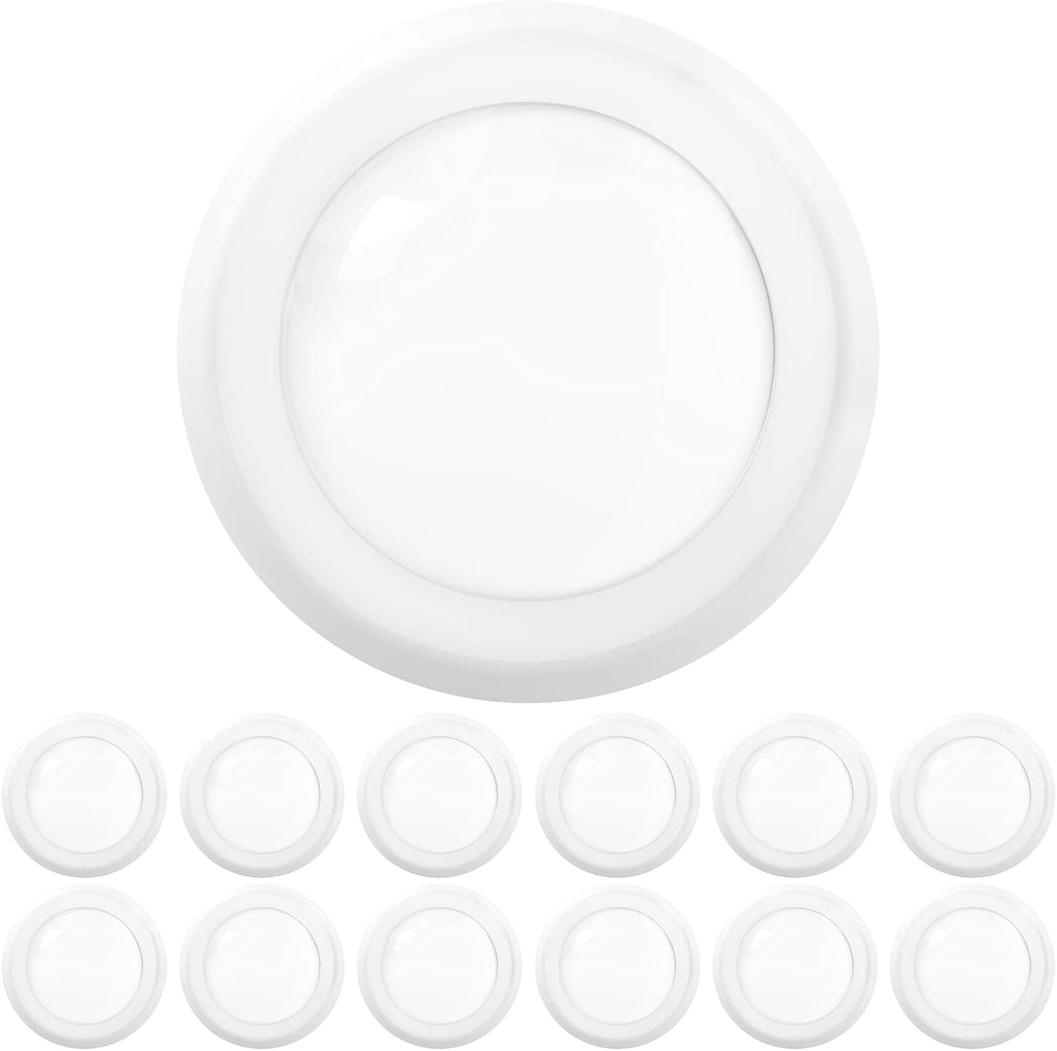 LED Disk Lights Flush Mount Ceiling Fixture for Bright Spaces